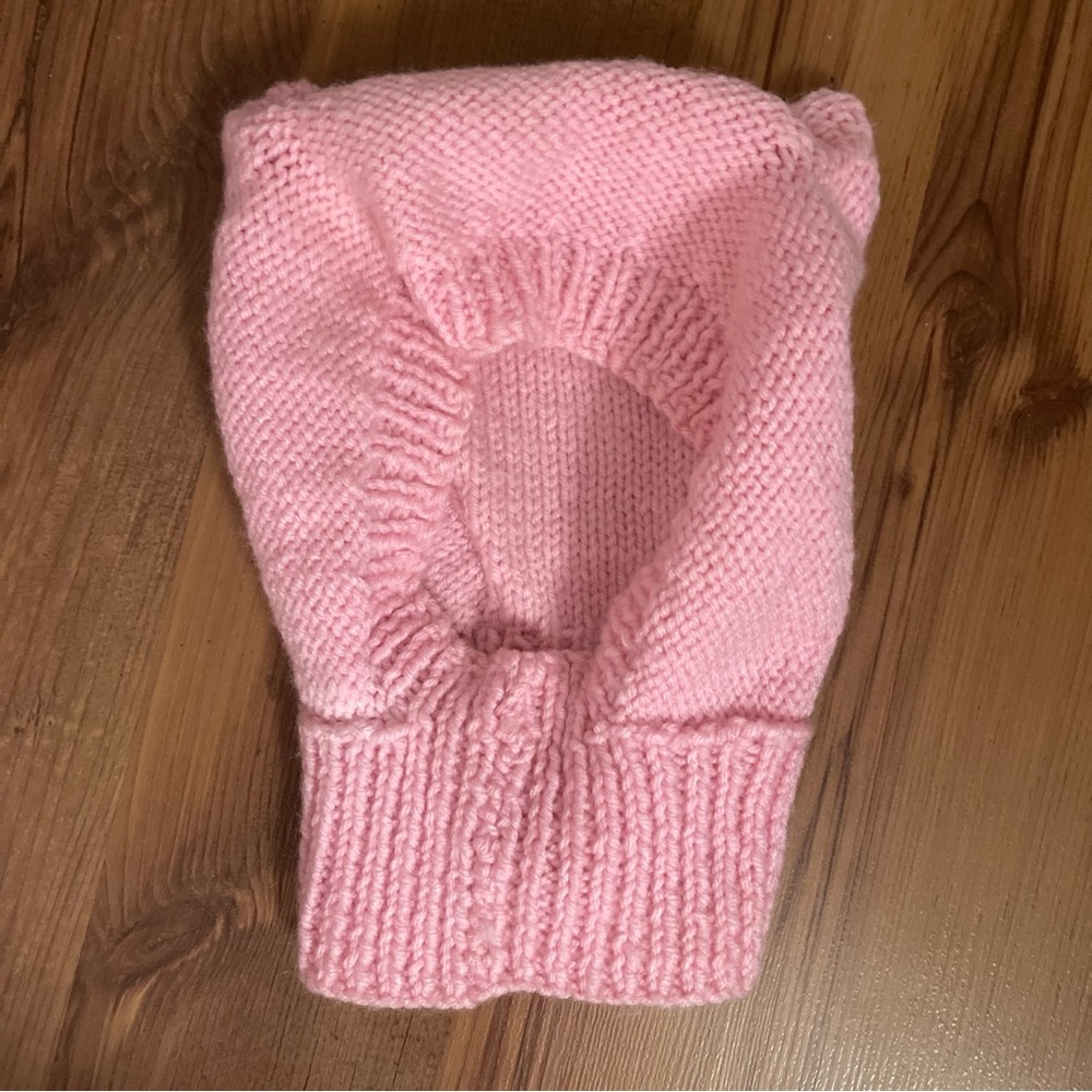 Hand Knit Cat Hat